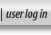 user log in