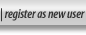 register as a new user