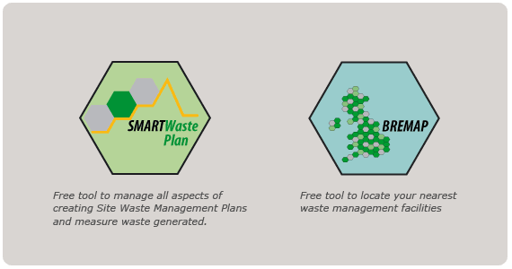 <SMARTWaste tools - select from menu at left>